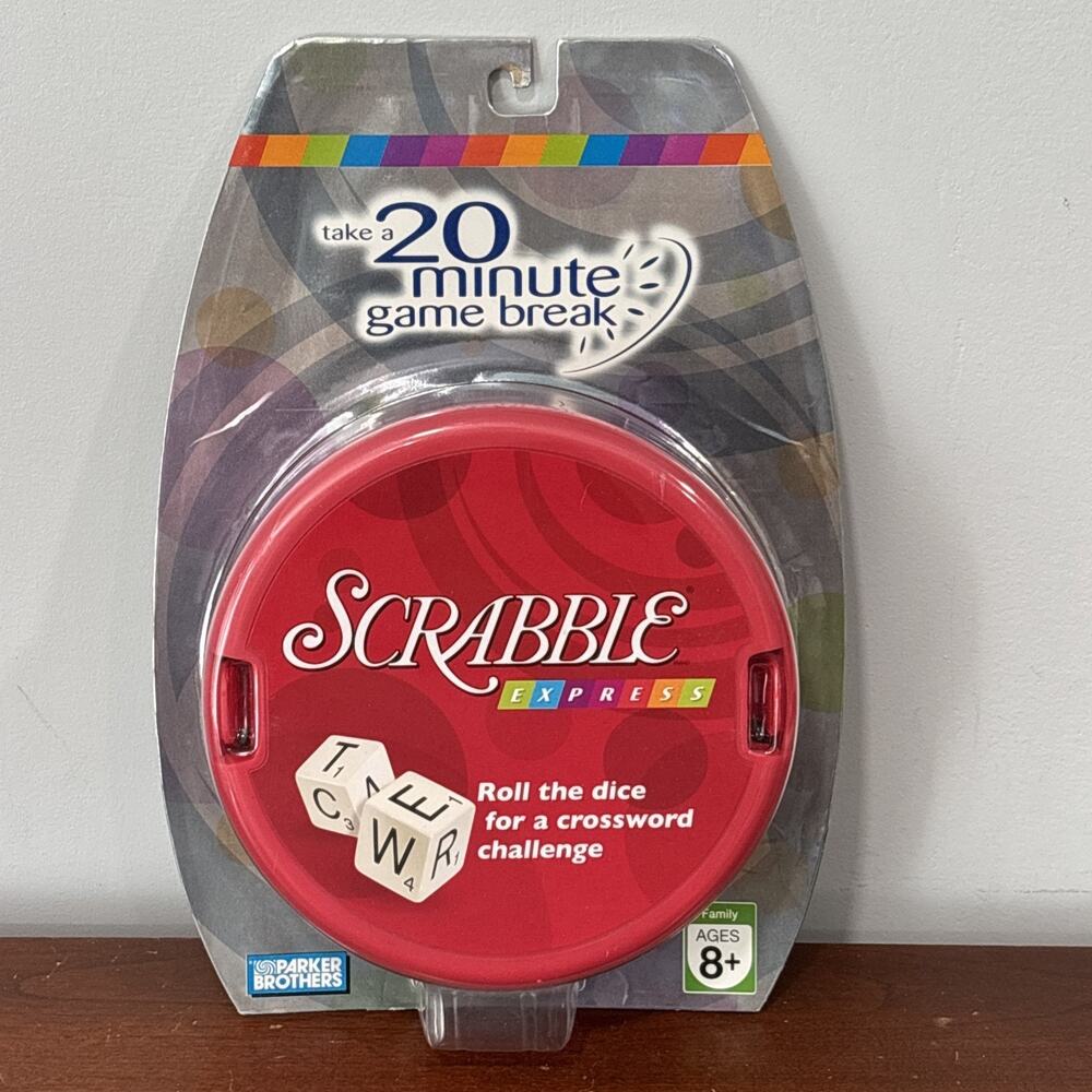 Scrabble Express by Parker Brothers / Hasbro Travel Dice Board Word Game NEW